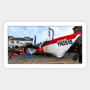 Lobster Boats Sheringham Sticker